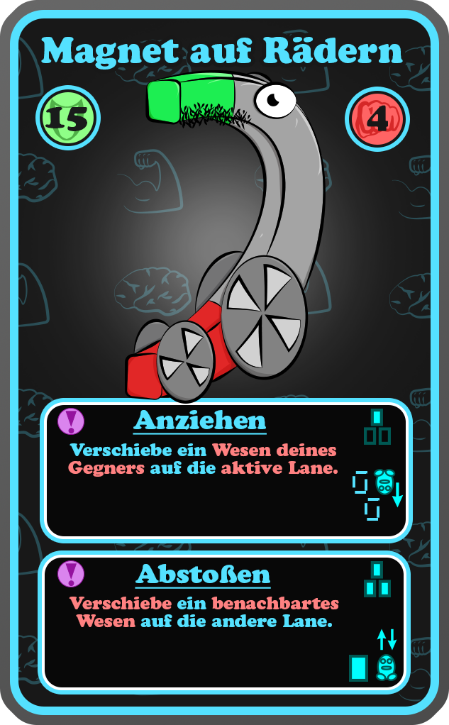 Der Magnet auf Rädern (Karte) aus Trick or Beat