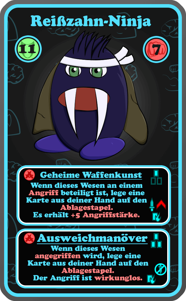 Reißzahn-Ninja (Karte) aus Trick or Beat